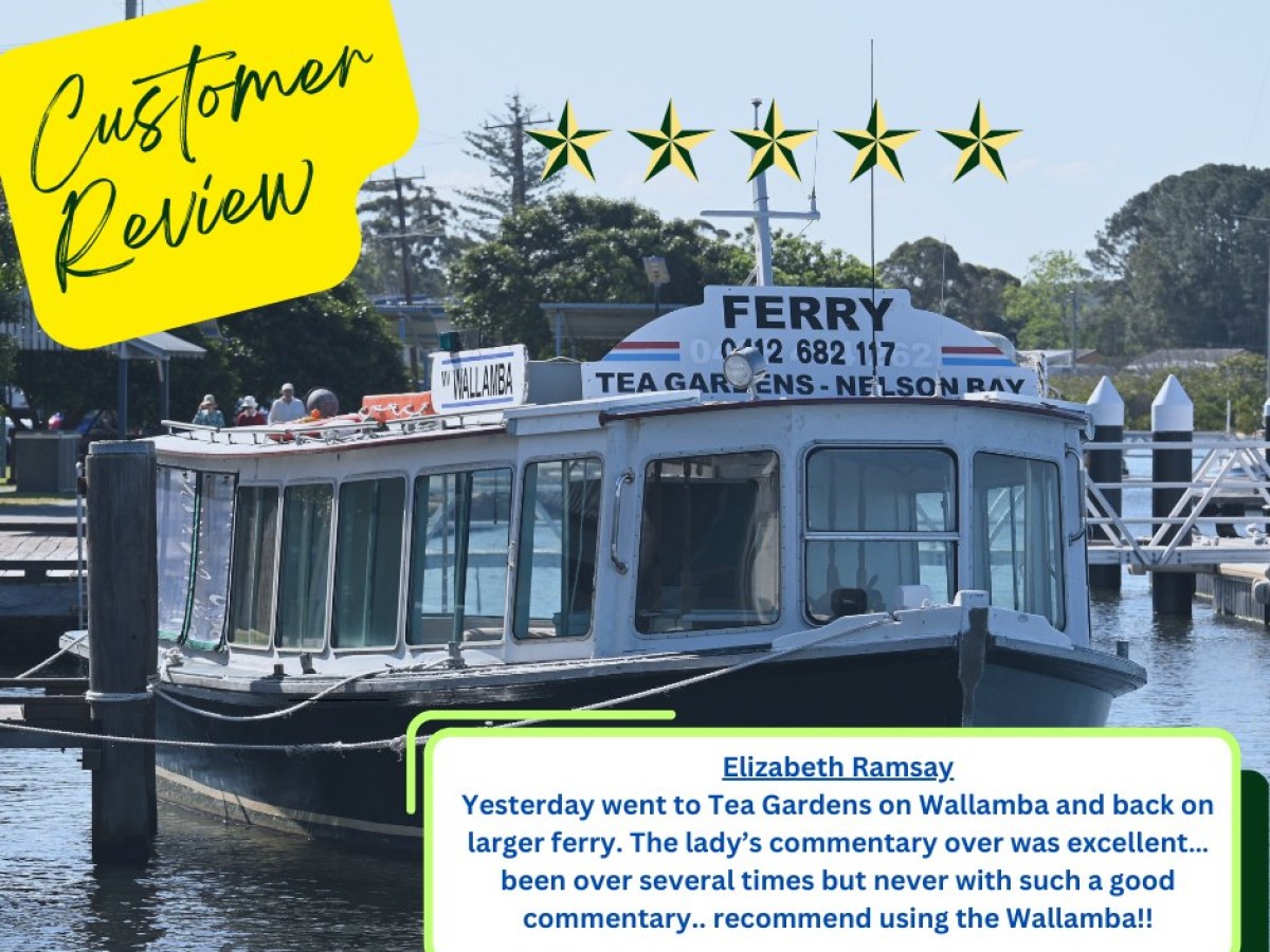 a sign on the side of a boat in the water